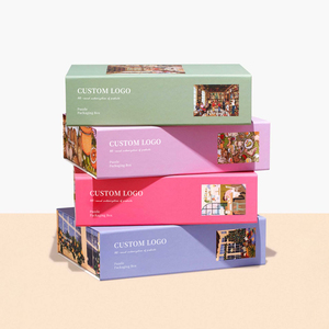 Caja <span class=keywords><strong>de</strong></span> Regalo <span class=keywords><strong>de</strong></span> Papel Rígido Plegable Negra con Cierre Magnético, Diseño Personalizado, Simple, Bajo Pedido Mínimo, para <span class=keywords><strong>Pequeñas</strong></span> Empresas - Product Image 5