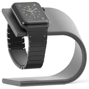 Eenvoudig Ontwerp Desktop Aluminium Slimme Horlogehouder Oplaadstandaard Voor Apple Watch 1/2/3/4/5/6/7/8/Se