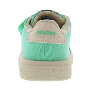 Scarpe Adidas Grand Court Grogu Cf per neonati e bambini piccoli, colore Green Glow Sand Strata, stile walking - Product Image 3