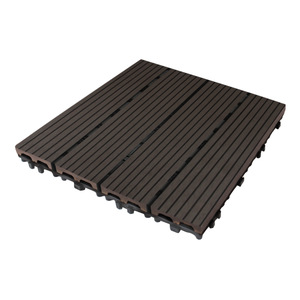Tarima Moderna <span class=keywords><strong>de</strong></span> WPC para Exteriores, Antideslizante, con Acabado Cepillado, para Jardín, Patio, Azotea, Piscina, Parque, Fácil <span class=keywords><strong>de</strong></span> Ensamblar - Product Image 5