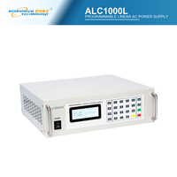 Source AC linéaire programmable haute stabilité ALC1000L avec sortie 240V/2A, résolution 0,1V/0,01Hz pour le test d'onduleurs et de chargeurs de VE