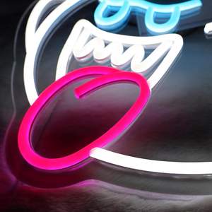 ป้ายไฟนีออนคิงบู หน้าผี ไฟนีออน LED โคมไฟมาริโอ ป้ายอะคริลิคสำหรับห้องเล่นเกม - Product Image 4