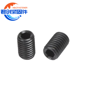 Gonghui gb77 Bộ vít din913 thép carbon lục giác phẳng kết thúc titan thép không gỉ M8 Oxit Đen không đầu dừng máy hàng đầu - Product Image 1