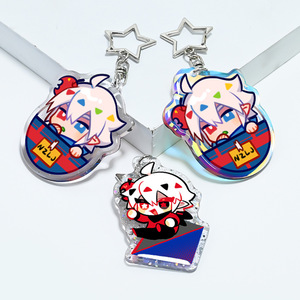 Cá Nhân Cho Biểu Tượng Tùy Chỉnh Acrylic Nhựa Long Lanh Epoxy Charms Trong Suốt Không Thấm Nước Trọng Lượng Nhẹ Móc Khóa DIY Anime - Product Image 5