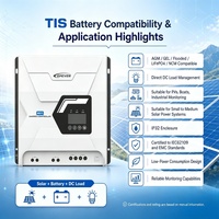 Contrôleur de charge solaire MPPT EPEVER 12V 24V 48V 60A 70A 80A 100A 250V avec deux entrées PV et communication parallèle intégrée (6 unités)