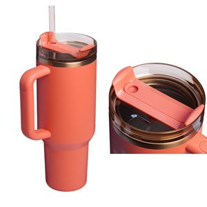 Gobelet de sublimation 40oz H2.0 en cuivre rose pailleté arc-en-ciel, gravé au laser, pour la Saint-Valentin et la Fête des Mères, idéal pour les cadeaux - Expédition depuis l'entrepôt américain - Product Image 1