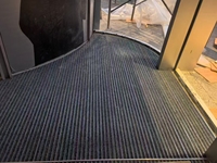 Tapis d'entrée antidérapant moderne en aluminium avec certifications CE et ROHS Isolation antidérapante mince et anti-bruit