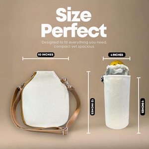 Paletta portatile e sacco a sfera Pickleball palette custodia con cinturino per le donne - Product Image 4