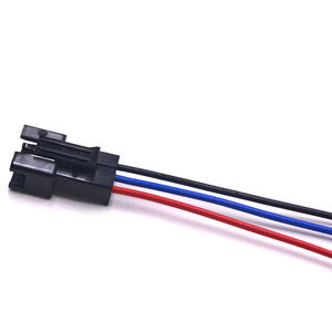 Konektor Baterai JST <span class=keywords><strong>3</strong></span>-Way <span class=keywords><strong>3</strong></span>-Pin SM 2.5mm, Adaptor Plastik Bulat dengan Pin 2P & 5P, Sampel Gratis untuk Koneksi PCB - Product Image 4