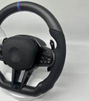 Volant en fibre de carbone pour BMW G30 G20 G01 G02 G05 G06 G07 M4 M5 F90 M8 X3M X4M X5M X6M F40 F44 F97 F98 F95 F96 G80 G82 G87
