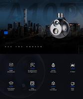 Kamera Gimbal A10T Pro X 10X Optical Zoom EO IR Dual Sensor AI Tracking untuk UAV