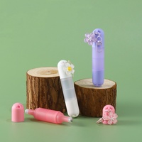 Atomiseur de parfum portable 2-en-1 à double tête avec rouleau et boule, rechargeable, format clé, flacon cosmétique vide en plastique pour voyage et anti-moustiques