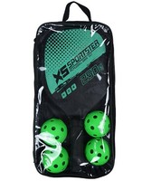 Ensemble de balles de pickleball professionnelles pour l'extérieur Usapa avec sac de transport en filet Portable 40 trous 4 options de couleur Durable Haute qualité