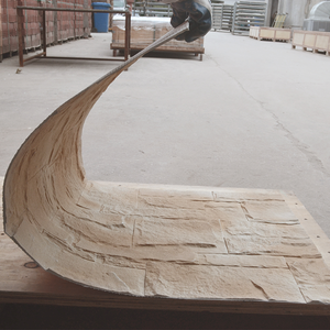 Losa <span class=keywords><strong>de</strong></span> <span class=keywords><strong>piedra</strong></span> flexible moderna Rinsun, resistente al agua, ignífuga, para pared interior y exterior, para hoteles, dormitorios, escaleras, baño exterior - Product Image 4