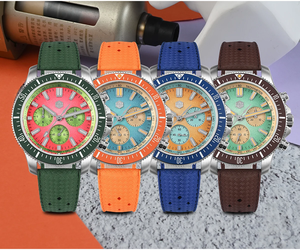 Reloj cronógrafo <span class=keywords><strong>San</strong></span> Martin de 40mm para buceo Peacock SL-4801, movimiento automático, reloj de pulsera mecánico de lujo para hombre, resistente al agua SN0118GJS - Product Image 4