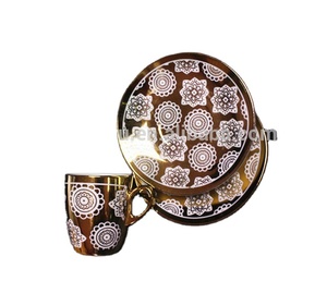Popular <strong>Arabic</strong> Ceramic Turkish <strong>Tea</strong> <strong>Set</strong>, Gold Plated <strong>Tea</strong> <strong>Set</strong> - Product Image 2