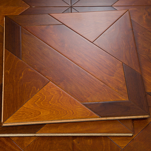 Parquet multicoque en olivier T&G de 18 mm, anti-rayures, non toxique, conforme EN13501, finition UV 9 couches, style Mid-Century Modern, grade AB, pour hall - Product Image 1