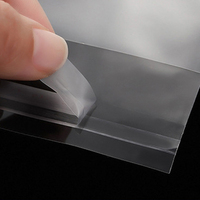Pochettes pour cartes d'en-tête OPP givrées écologiques estampage à chaud imprimable personnalisé envoi en plastique PE durable pour cadeaux cosmétiques