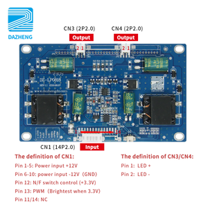 26-43 ''phổ LED <span class=keywords><strong>LCD</strong></span> hiển thị liên tục điều chỉnh hiện tại DZ-LP0818 đèn nền Bảng điều khiển pcba - Product Image 3