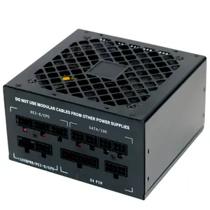 Tùy Biến Chuyên Nghiệp <span class=keywords><strong>ATX</strong></span> 3.1 80 Cộng Với + Vàng 650W PC Cung Cấp Điện 20 + <span class=keywords><strong>4</strong></span> 8 <span class=keywords><strong>Pin</strong></span> Kết Nối Cho Chơi Game Máy Tính Để Bàn Máy Chủ - Product Image 1