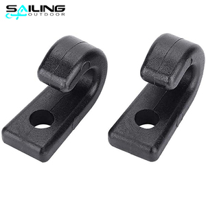Boucle <span class=keywords><strong>de</strong></span> fixation <span class=keywords><strong>de</strong></span> type J en ABS pour kayak, canoë, yacht, tente, bâche, <span class=keywords><strong>point</strong></span> d'ancrage pour corde - Product Image 1