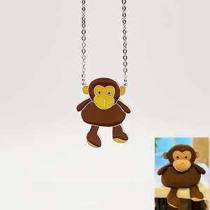 Collana Personalizzata di Lusso in Acciaio Inossidabile con Smalto, Gioielli Raffinati per <span class=keywords><strong>Bambini</strong></span>, con Incisione Artistica a Graffiti e Pittura a Colori - Product Image 5