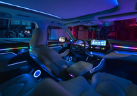 Lumière intérieure de lumière de symphonie ambiante de voiture dirigée en usine pour Toyota Crown Kluger Highlander 2021-2024 Kit de lumière d'ambiance