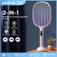 Raquette électrique anti-mouches rechargeable 2000 mAh pour la maison, la chambre, la cuisine, le salon – Livraison rapide – Nouveauté – Tue-insectes solide