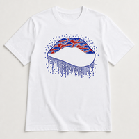 Applique à franges en strass motif drapeau rouge blanc bleu, garniture en cristal thermocollante pour robe, costume de danse, décoration, vente en gros