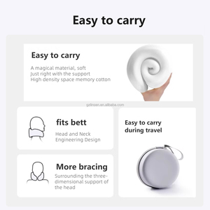 Chức năng Máy bay hình chữ U du lịch cổ relaxer gối bộ nhớ bọt cổ tử cung gối cho cổ Pain Relief coussin de Voyage - Product Image 6