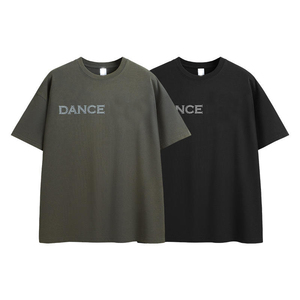 เสื้อยืดผู้ชายผ้าฝ้ายแท้ 100% คุณภาพสูง เสื้อยืดแบบเรียบ เสื้อยืดสั่งทำ เสื้อยืดเปล่าไซส์ใหญ่สำหรับผู้ชาย - Product Image 1