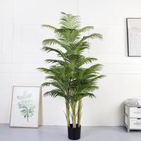 Palmier artificiel bonsaï plantes vertes artificielles pour décoration intérieure et extérieure palmiers artificiels avec pot pour maison hôtel vente en gros