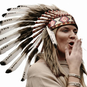 HY Wholesale Prime Hcraft ODM OEM Coiffe de paon pour fête - Product Image 1