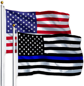 Türük fabrika popüler promosyon özel 3x5ft ulusal afiş bayrağı amerikan Promos için pirinç Grommet ile 100% Polyester bayraklar - Product Image 3