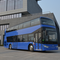 Bus urbain à deux étages diesel CNG électrique Fabriqué en Chine Bus Ankai pour le tourisme