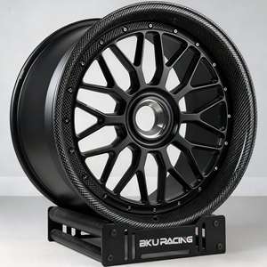 Bku ruote forgiate in fibra di carbonio per Ferrari 488 458 SF90 296 F8 FF 812 ff Gt4c 19 20 21 pollici H-type 9-13J cerchi in lega 2 pezzi - Product Image 2