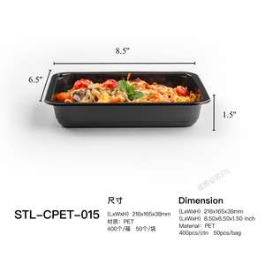 Nhà máy cung cấp bán buôn nhiệt chống <span class=keywords><strong>cpet</strong></span> thực phẩm khay lò vi sóng khay - Product Image 3