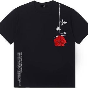 Men's Oversized Sporty 100% Cotton Graphic T-<b>Shirts</b> Anti-Wrinkle Breathable Summer Casual Rapper Streetwear <b>Y2k</b> - Product Image 2