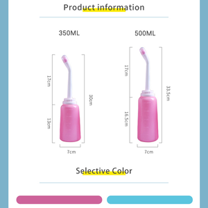 Bidet portable 500 ml en TPE, pulvérisateur de <span class=keywords><strong>toilette</strong></span>, pour camping en extérieur, soins féminins, hygiène post-partum, bouteille de bidet de voyage SNL Nouveau - Product Image 5