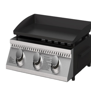 Vente en gros de plaque chauffante supérieure portable pour cuisinière à gaz en acier inoxydable Plancha Grill Barbecue Machine - Product Image 2