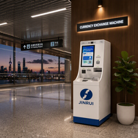 Kiosque de change de devises multi-devises tactile robuste de 19 pouces pour le marché d'Asie du Sud-Est, Jinrui FCM-501