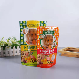 OEM PET/PE Nhiều Lớp Hamster/Thỏ/Guinea Pig Thực Phẩm Khô Đứng Lên Bao Bì Bag Với Zipper & Rõ Ràng Cửa Sổ - Product Image 2