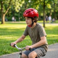 Casque de vélo respirant en PC et EPS pour adultes et enfants avec visière détachable et casquette de sécurité pour le patinage