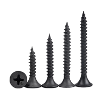 Vis à cloison sèche autoperceuses en acier au carbone grade 4.8, oxyde noir, M3.5 M4.2, pour cloisons, prix direct usine, service OEM