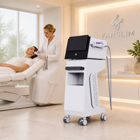 Appareil de microdermabrasion sans aiguille FARSLIM, jet d'eau haute pression, peeling à l'eau et à l'oxygène, rajeunissement de la peau, mésothérapie sans aiguille