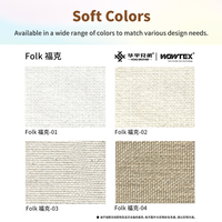 Tissu mélangé écologique viscose, coton et lin pour ameublement de marque, tissu d'ameublement de canapé et de literie