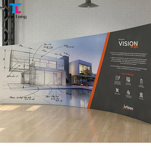 TianLang 10x10ft tubos de aluminio marco tensión tela exposición telón de fondo soporte Feria Comercial paredes de exhibición - Product Image 4