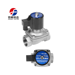 วาล์วโซลินอยด์สแตนเลส 2 นิ้ว 2W-50, AC220V DC24V แบบปิดปกติ สำหรับน้ำ น้ำมัน แก๊ส, กันน้ำระดับ IP65 - Product Image 1
