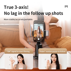 Trípode de seguimiento facial automático 360 <span class=keywords><strong>pivo</strong></span> pod-Soporte de teléfono inteligente de seguimiento facial automático 360 soporte de teléfono de cámara de seguimiento facial automático - Product Image 6