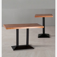 Ensemble de salle à manger classique en métal, chaise, mobilier de restaurant, table et chaises de salle à manger de café, ensemble de café